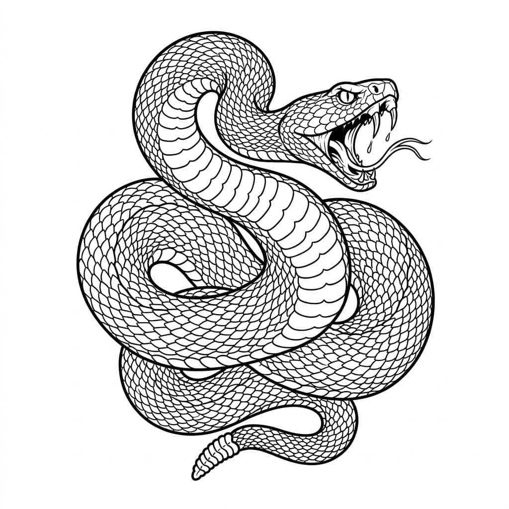 japanese-style snake tattoo flow placement