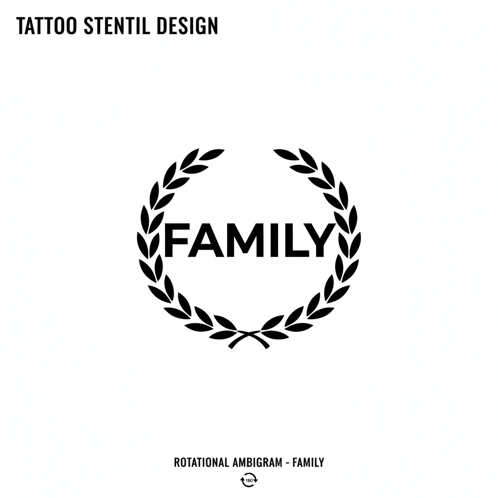 High-contrast, clean line art ready for transfer as a tattoo stencil